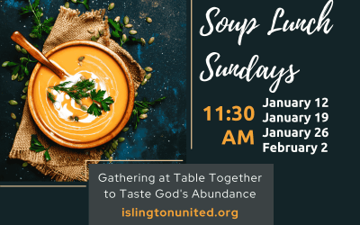 Soup Lunch this Sunday