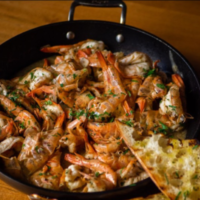 Butterfly Garlic Shrimp